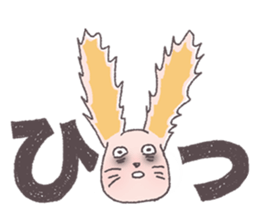 blanket rabbit sticker #9172717