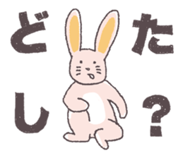 blanket rabbit sticker #9172722