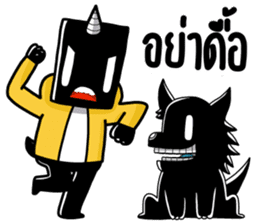 Mr.Jack & Friends by Paper the kid sticker #9173756