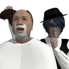 Barber shootie stickers