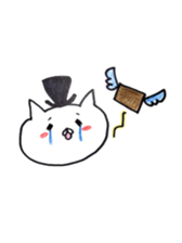 It is a cat of the honeymoon sticker #9173884