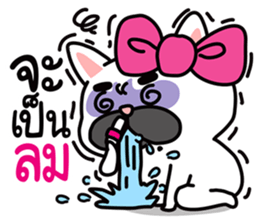 PAENG RUM French Bulldog happy every day sticker #9174076