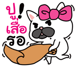 PAENG RUM French Bulldog happy every day sticker #9174079