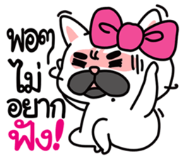 PAENG RUM French Bulldog happy every day sticker #9174083