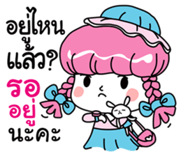 Dang & Rabbit Tay life is beautiful sticker #9174278