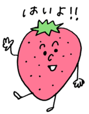 Talkative fruit sticker #9175040