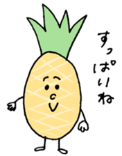 Talkative fruit sticker #9175062