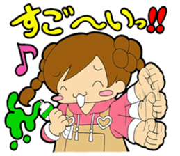 Work to draw a picture  Painter aspiring sticker #9175084