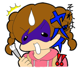 Work to draw a picture  Painter aspiring sticker #9175099