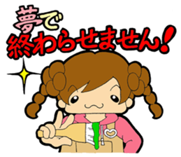 Work to draw a picture  Painter aspiring sticker #9175102