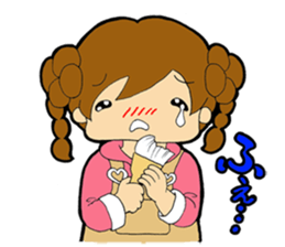 Work to draw a picture  Painter aspiring sticker #9175105