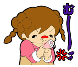 Work to draw a picture  Painter aspiring sticker #9175106