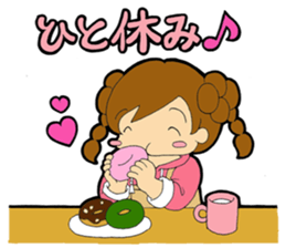 Work to draw a picture  Painter aspiring sticker #9175112