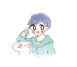 DOLL-GIRL and BOY sticker #9175527