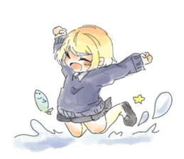 DOLL-GIRL and BOY sticker #9175532