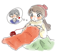 DOLL-GIRL and BOY sticker #9175537