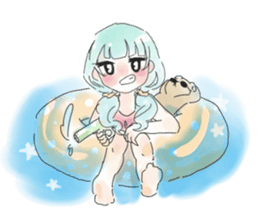 DOLL-GIRL and BOY sticker #9175540