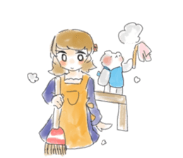 DOLL-GIRL and BOY sticker #9175544