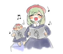 DOLL-GIRL and BOY sticker #9175547