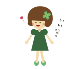 YOTSUBANO MIDORI-chan sticker #9175800