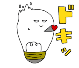 light bulb-chan sticker #9176610