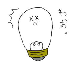 light bulb-chan sticker #9176619