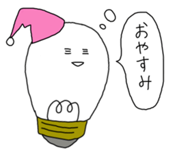 light bulb-chan sticker #9176635