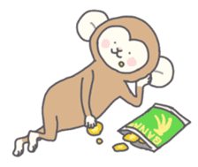 Daily life of KOSARU @(o'v'o)@ sticker #9176644