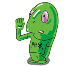 Color color Alien sticker #9176723