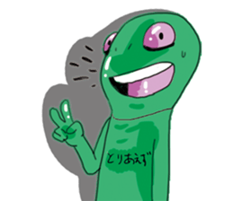 Color color Alien sticker #9176726