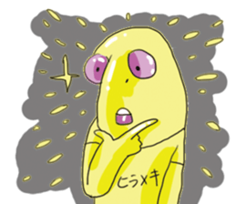 Color color Alien sticker #9176727