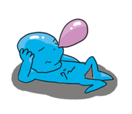 Color color Alien sticker #9176733