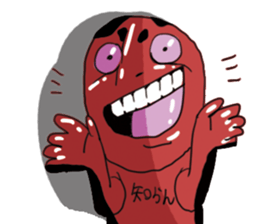 Color color Alien sticker #9176741