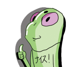 Color color Alien sticker #9176742