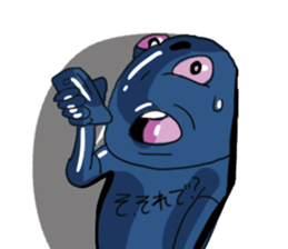 Color color Alien sticker #9176743