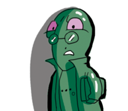 Color color Alien sticker #9176747