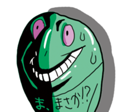 Color color Alien sticker #9176749