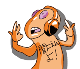 Color color Alien sticker #9176750