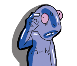 Color color Alien sticker #9176759