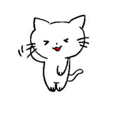 Greetings of cute cats sticker #9176919