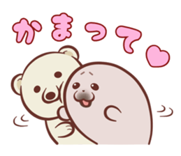 Polar bear & Seal sticker #9177266