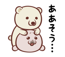 Polar bear & Seal sticker #9177274