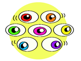 Only eyes sticker #9177440