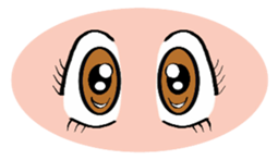 Only eyes sticker #9177444