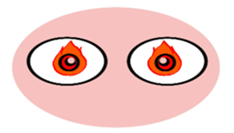 Only eyes sticker #9177459