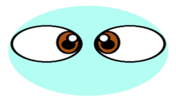 Only eyes sticker #9177462