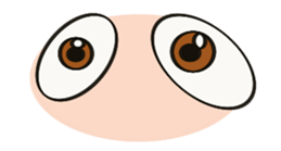 Only eyes sticker #9177467