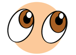 Only eyes sticker #9177470