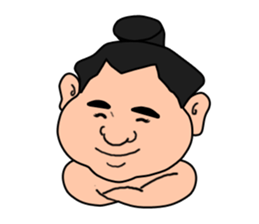 Sumo wrestler,chubby-san sticker #9177720