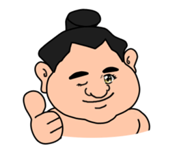 Sumo wrestler,chubby-san sticker #9177721